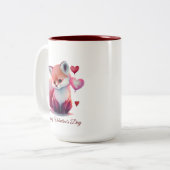 Happy Valentine's Day Tasse (Vorderseite Links)