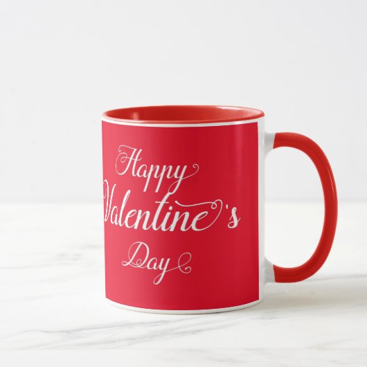 Happy Valentine's Day  Tasse (Rechts)