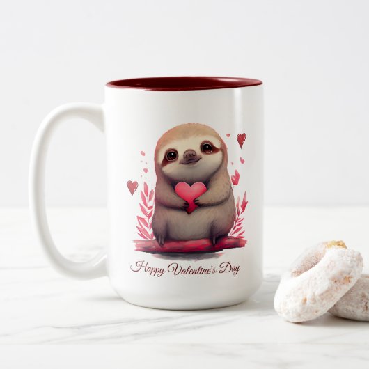 Happy Valentine's Day Tasse (Mit Donut)