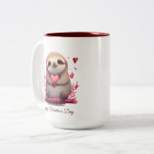 Happy Valentine's Day Tasse (Vorderseite Links)