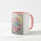 Happy Valentine's Day Tasse (VorderseiteRechts)