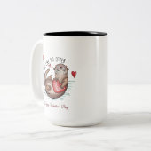 Happy Valentine's Day Tasse (Vorderseite Links)