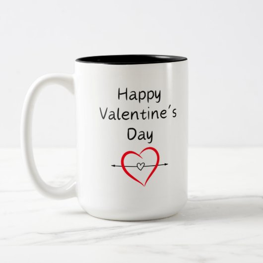 Happy Valentine's Day Tasse (Links)