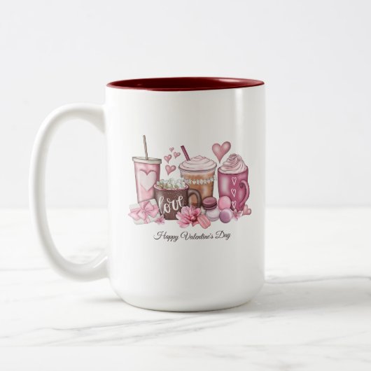 Happy Valentine's Day Tasse (Links)