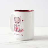 Happy Valentine's Day Tasse (Vorderseite Links)