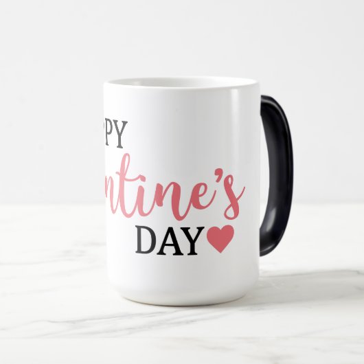 Happy Valentine's Day Tasse (VorderseiteRechts)