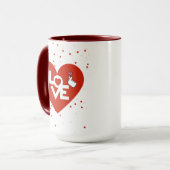 Happy Valentine's Day Tasse (Vorderseite Links)
