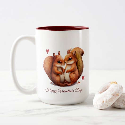 Happy Valentine's Day Tasse (Mit Donut)