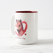 Happy Valentine's Day Tasse (Vorderseite Links)