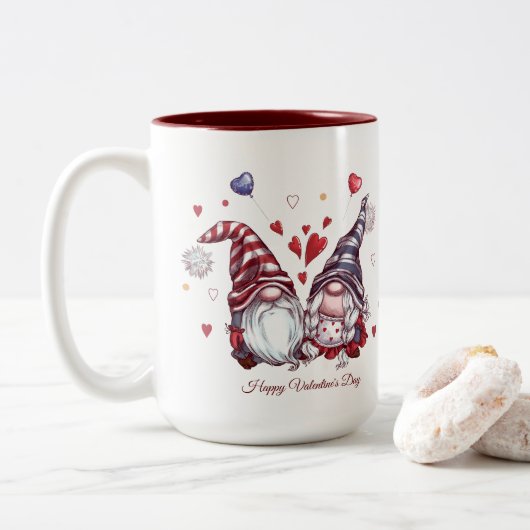 Happy Valentine's Day Tasse (Mit Donut)