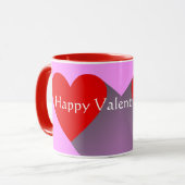 Happy Valentine's Day Tasse (Vorderseite Links)