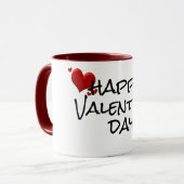 Happy valentine's Day Tasse Geschenk Idee Liebe He (Vorderseite Links)