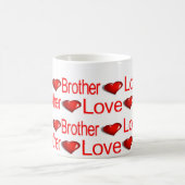 Happy Valentine's Day Tasse Liebe Brother Hearts (Mittel)