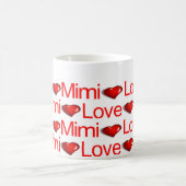 Happy Valentine's Day Tasse Liebe Mimi Rote Herzen (Mittel)