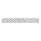 Happy Valentines Day Text Pattern Liebe Freundscha Ripsband (Vorderseite)