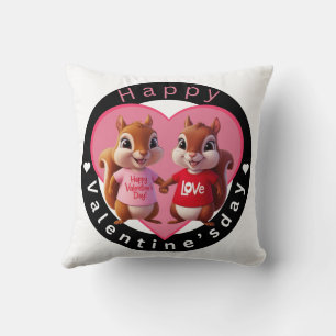 Happy Valentine's day throw pillow Kissen