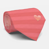 Happy Valentine's Day Tiny Heart Shaped Schriftart Krawatte (Gerollt)