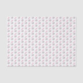 Happy Valentine's Day Tissue Paper Cat Pink Hearts Seidenpapier (Vorderseite)