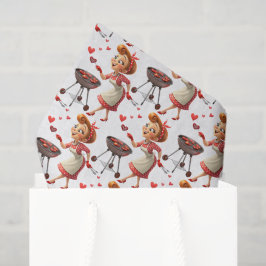 Happy Valentine's Day Tissue Paper Cooking Hearts Seidenpapier