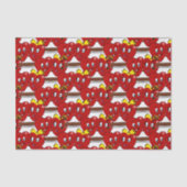 Happy Valentine's Day Tissue Paper Couple Hearts Seidenpapier (Vorderseite)