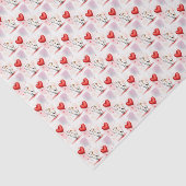 Happy Valentine's Day Tissue Paper Dog Hearts Seidenpapier (Ausschnitt)