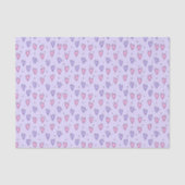 Happy Valentine's Day Tissue Paper Pink Hearts Seidenpapier (Vorderseite)