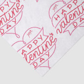 Happy Valentine's Day Tissue Paper Seidenpapier (Detail)