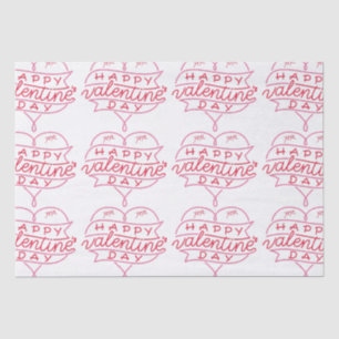 Happy Valentine's Day Tissue Paper Seidenpapier