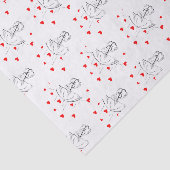 Happy Valentine's Day Tissue Paper Umbrella Hearts Seidenpapier (Ausschnitt)