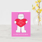 Happy Valentine's Day to Daughter Karte (Gelbe Blume)