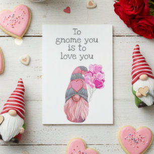 Happy Valentine's Day to Gnome Sie ist zu Liebe Si Karte