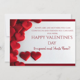 Happy Valentines Day to My Tante Feiertagskarte