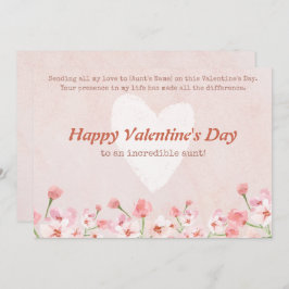 Happy Valentines Day to My Tante Feiertagskarte