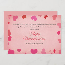 Happy Valentines Day to My Tante Feiertagskarte