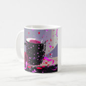 Happy Valentines Day To The Best Mom Ever Kaffeetasse (Vorderseite Links)