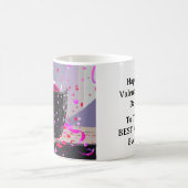 Happy Valentines Day To The Best Mom Ever Kaffeetasse (Mittel)