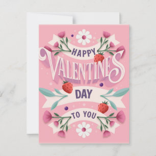 Happy Valentines Day to You Postkarte