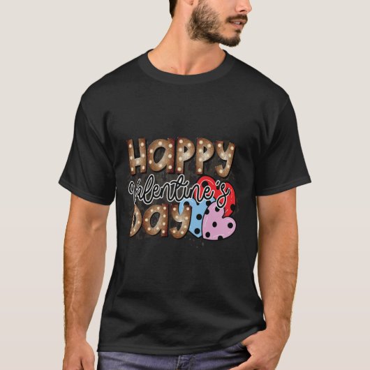 Happy Valentines Day Tomte T-Shirt (Vorderseite)