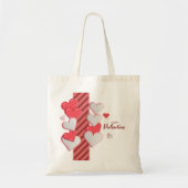 Happy Valentine's Day Tote Bag: Ein stilvolles Ges Tragetasche (Vorne)