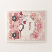 Happy Valentines Day Truck Loads of Love Heart Kid Puzzle (Horizontal)