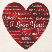 Happy Valentine's Day Untersetzer (Vorderseite)