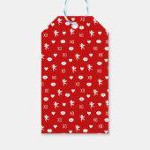 Happy Valentine's Day Valentine Symbols Geschenk T Geschenkanhänger (Rückseite)