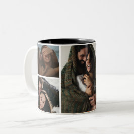 Happy Valentines Day, Valentinstag Geschenke, Foto Zweifarbige Tasse