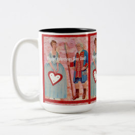 Happy Valentines Day Vater Cup Zweifarbige Tasse