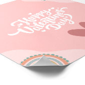 Happy Valentine's Day Wall Art Poster (Ecke)