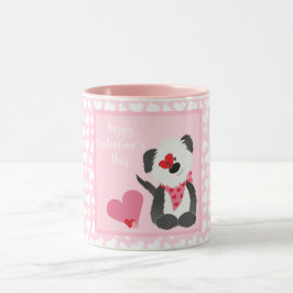 Happy Valentines Day Welppy Hearts Pink Tasse