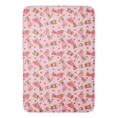 Happy Valentines Day Welsh Wire Fox Terrier Dogs Badematte (Vorderseite Vertikal)