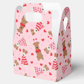 Happy Valentines Day Welsh Wire Fox Terrier Dogs Geschenkschachtel (Geöffnet)