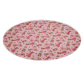 Happy Valentines Day Welsh Wire Fox Terrier Dogs Schneidebrett (Ecke)