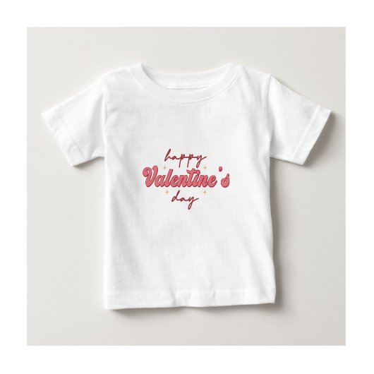Happy Valentine's Day White T-ShirtT-Shirt Baby T-shirt